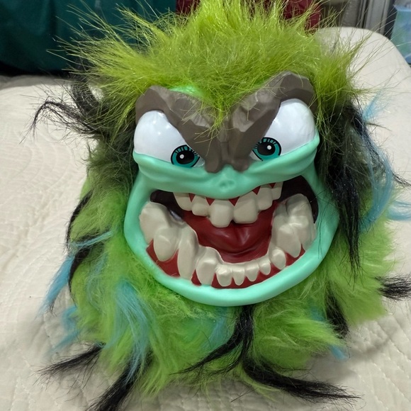 Fuzzy Green Monster Toy - Picture 1 of 4